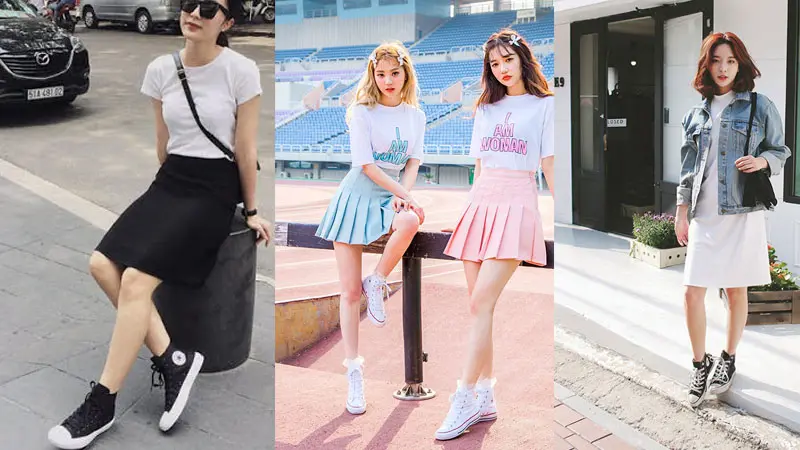 những mẹo phối dồ với giày sneaker dẹp