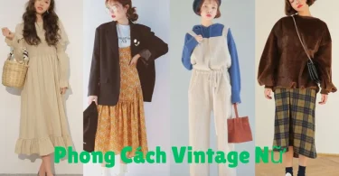 phong cách vintage nữ